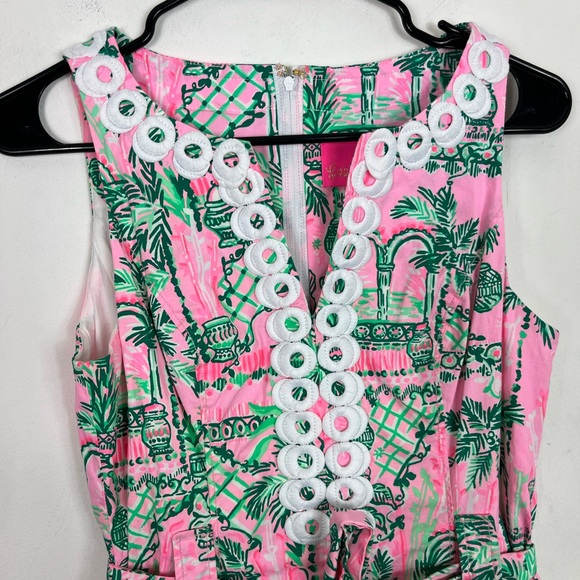 Lilly Pulitzer Gulianna Stretch Cotton Shift Dress Sz 0 - Picture 9 of 15